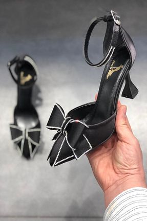 کفش مجلسی مشکی زنانه پارچه ای Benimsitilimbu - کد 802532960
