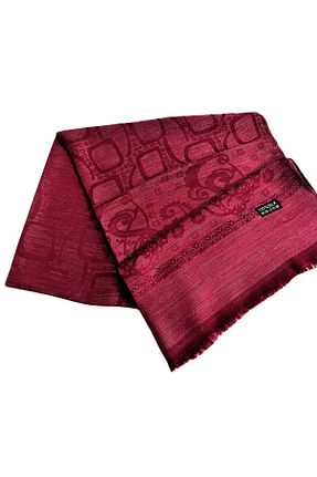 شال زرشکی زنانه ابریشم Butik - کد 846546223