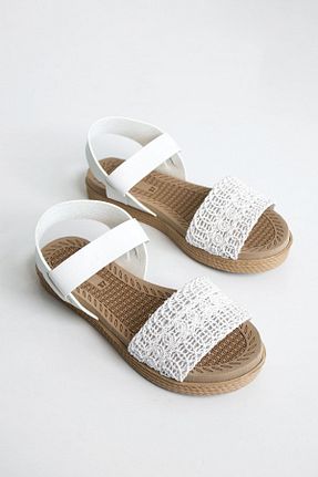 صندل سرمه ای زنانه پاشنه تخت star shoes - کد 316867345