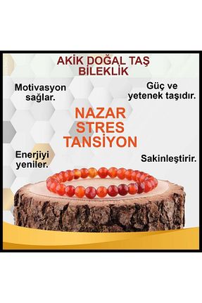 دستبند جواهر نارنجی زنانه سنگ طبیعی OSMANLI DEĞERLİ TAŞ - کد 284600289