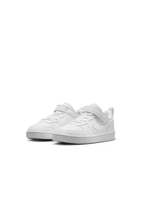 کفش اسنیکر سفید بچه گانه چرم مصنوعی Nike - کد 846536360