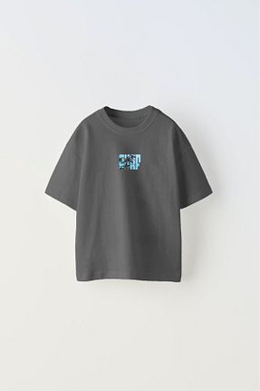 تیشرت طوسی بچه گانه اورسایز The Champ Clothing - کد 838240963