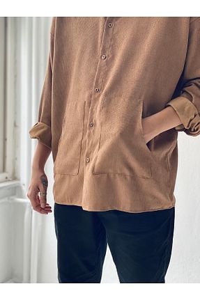 کت قهوه ای مردانه اورسایز Retrobird - کد 357910654