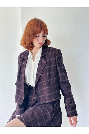 کت بنفش زنانه Blazer Retrobird - کد 834822907