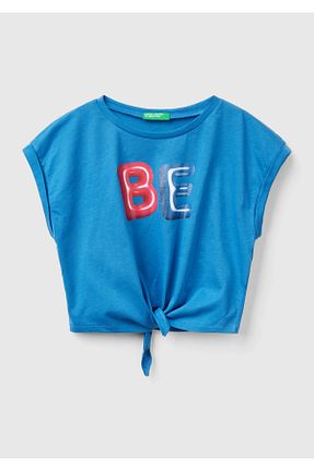 تیشرت سرمه ای بچه گانه کراپ United Colors of Benetton - کد 846365990