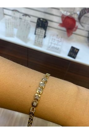 دستبند جواهر زرد زنانه استیل (فولاد) XUPING JEWELRY - کد 846431040