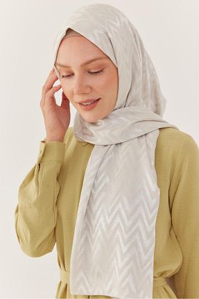 شال سفید زنانه MİRSOY SCARF - کد 846445691