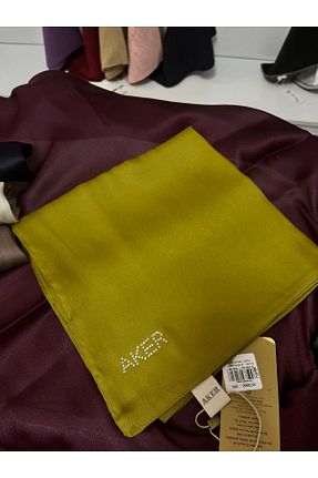 روسری سبز پلی استر Aker - کد 837851567