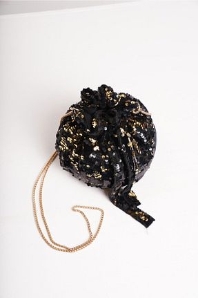 کیف مجلسی طلائی زنانه پارچه ای yumabag - کد 80784652