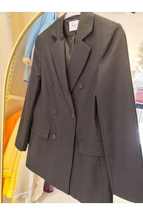 کت بلیزر مشکی زنانه پارچه CEKETCH - کد 837560117