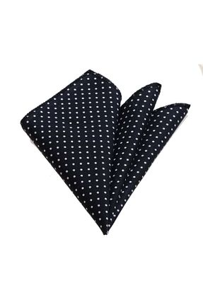 دستمال جیبی مشکی مردانه پارچه ای Exve Exclusive - کد 37250257