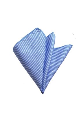 دستمال جیبی آبی مردانه پارچه ای Exve Exclusive - کد 37250089