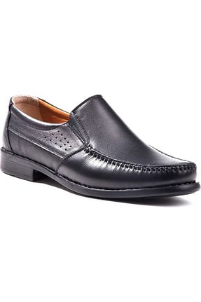 کفش کلاسیک مشکی مردانه چرم خالص kıvanç kundura - کد 678362235