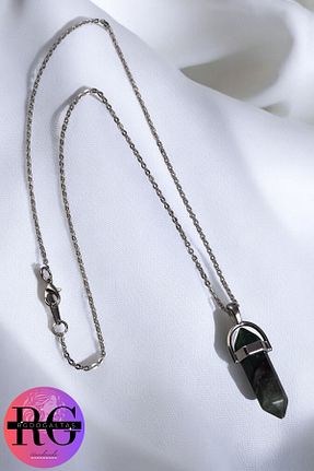 گردنبند جواهر سبز زنانه سنگ طبیعی RGELEGANCE Premium Accessories - کد 846401672