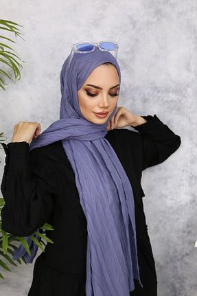 شال آبی زنانه ویسکون کد 846668409