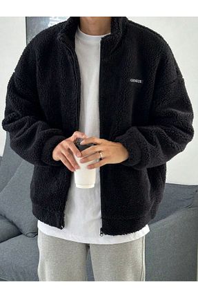 سوئیشرت مشکی زنانه ساده GENIUS STORE - کد 799122169