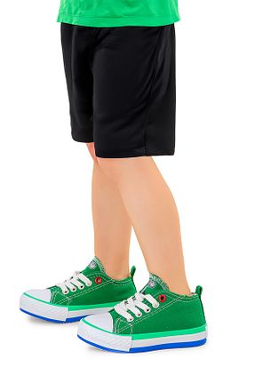 کفش اسنیکر سبز بچه گانه بند دار Kiko Kids - کد 838813024