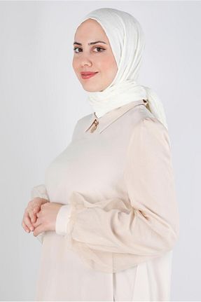 شال سفید زنانه ویسکون کد 801697294