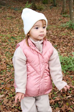 جلیقه صورتی بچه گانه اورسایز MiaBaby - کد 754749262