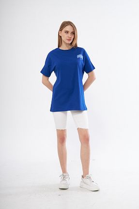 تیشرت سرمه ای زنانه اورسایز LİVE SPORT - کد 846748478
