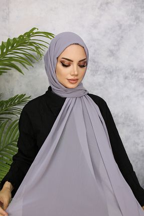 شال طوسی زنانه شیفون کد 846699609