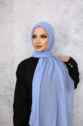 شال آبی زنانه شیفون کد 846746819