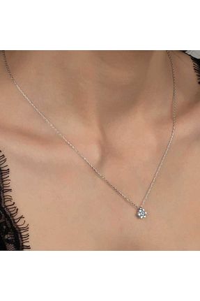 گردنبند نقره قهوه ای زنانه 925 عیار Genel Markalar - کد 846126733