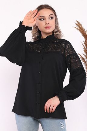 پیراهن سایز بزرگ مشکی زنانه سایز بزرگ Loom Boutique - کد 94707928