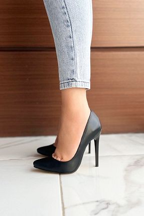 کفش استایلیتو مشکی پاشنه نازک SELLA SHOES - کد 762314750