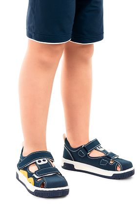کفش پیاده روی آبی بچه گانه میکروفیبر Kiko Kids - کد 814518029