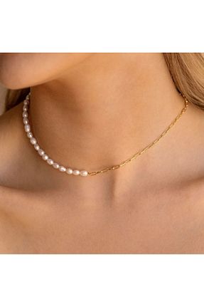 گردنبند مروارید سفید dalyandan - کد 782415093