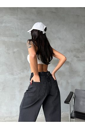 شلوار جین مشکی زنانه رگولار DEEFWEAR - کد 846887005
