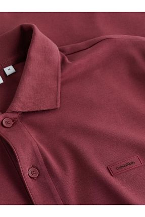 پولوشرت قرمز مردانه %100 پنبه Calvin Klein - کد 813267538