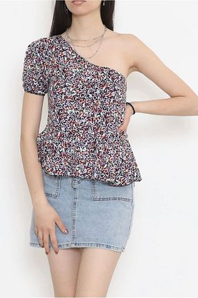 بلوز بنفش زنانه ساده cacobutik - کد 838659678