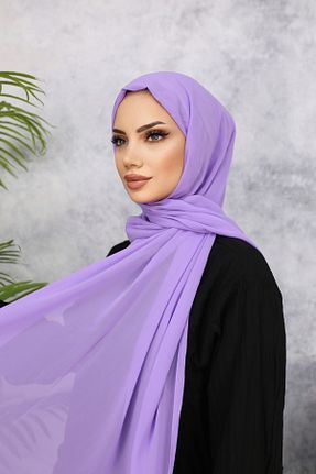 شال بنفش زنانه شیفون کد 846706826