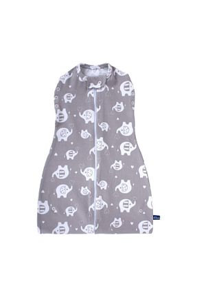 پتوی کودک و نوزاد طوسی پنبه ای Sevi Bebe - کد 117586796
