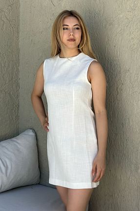 لباس سفید زنانه بافتنی Çeşme Home - کد 843062703