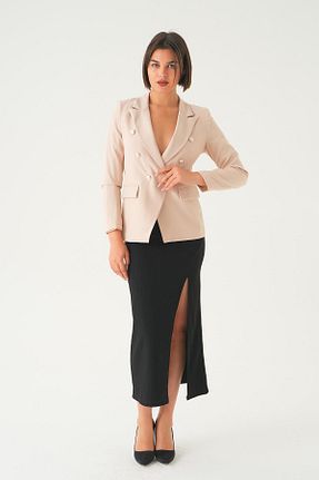کت طوسی زنانه رگولار Rays - کد 838719571