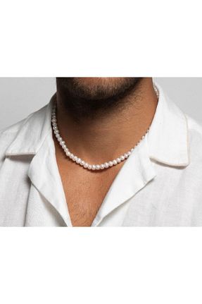 گردنبند مروارید نباتی مروارید آب شیرین dalyatelıer - کد 780096814
