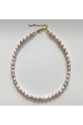 گردنبند مروارید صورتی babel - کد 784402734