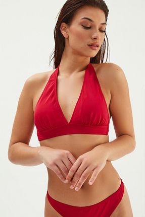 بالاتنه بیکینی قرمز زنانه ساده Eros - کد 846942524