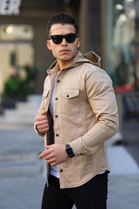 پیراهن بژ مردانه اورسایز comstar - کد 456942878
