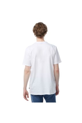 تی شرت سفید مردانه رگولار یقه گرد کد 831004386