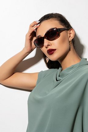 عینک آفتابی قهوه ای زنانه 54 Daniel Klein - کد 5898746