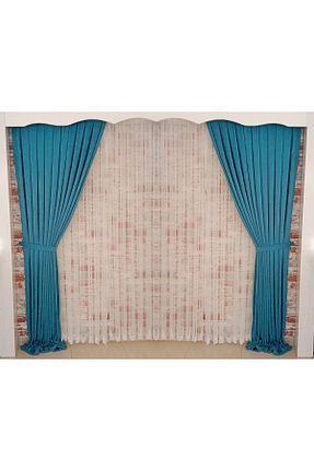پرده زمینه خاکی مخمل FİGENSİ - کد 847262131
