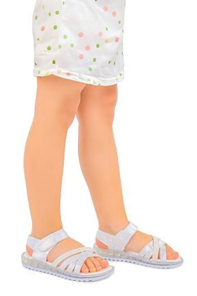 صندل سفید بچه گانه پاشنه تخت Kiko Kids - کد 812355821