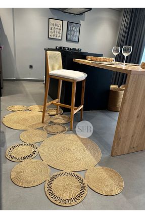 گلیم قهوه ای Jüt SFB Home Textile - کد 761165714