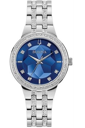 ساعت مچی سرمه ای زنانه 31-34 میلی متر Bulova - کد 847038267