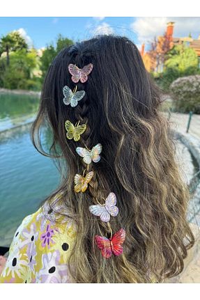 گیره سر رنگی زنانه سنگ کریستال PEONY - peonyofficiall - کد 846898483