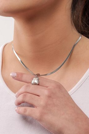 گردنبند استیل ( فولاد ) زنانه استیل (فولاد) Pikas - کد 790177425